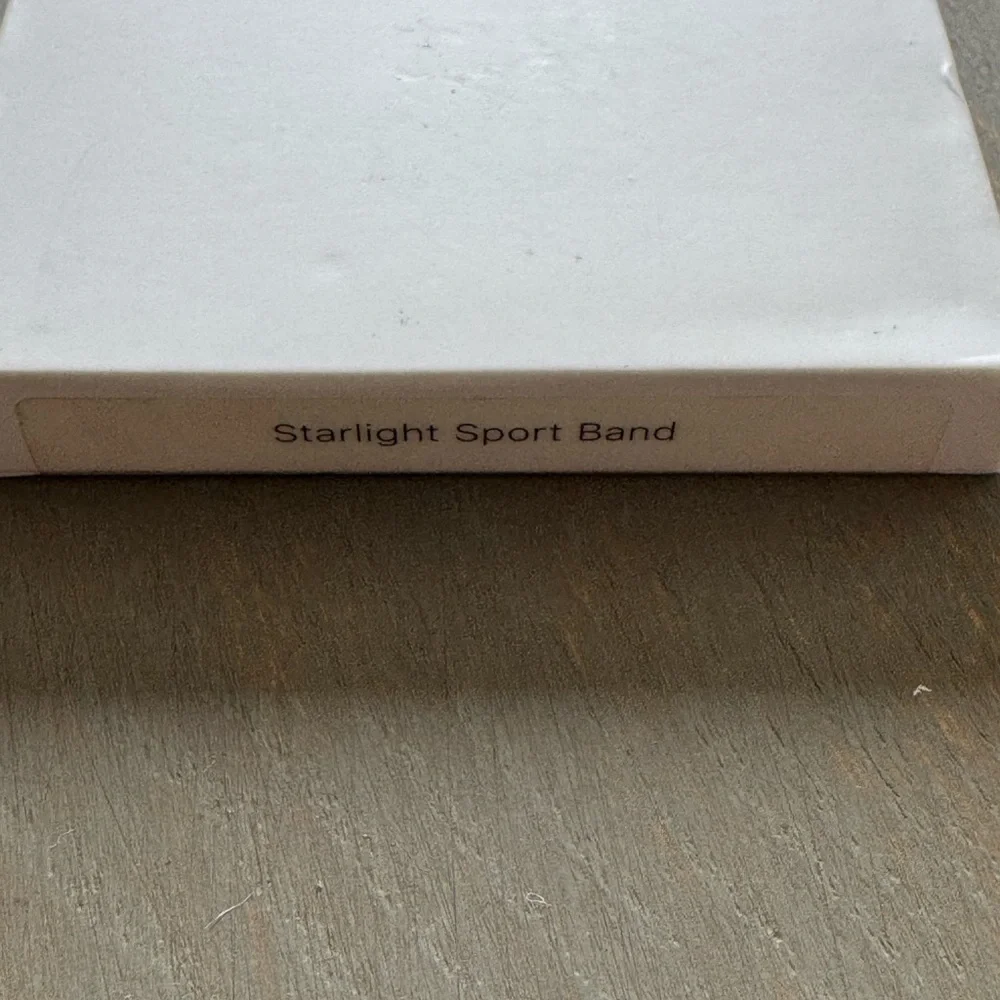 Apple Watch Sport Band 38mm 40mm 41mm Series 3 4 5 6 7 8 9 SE Starlight - Picture 4 of 6